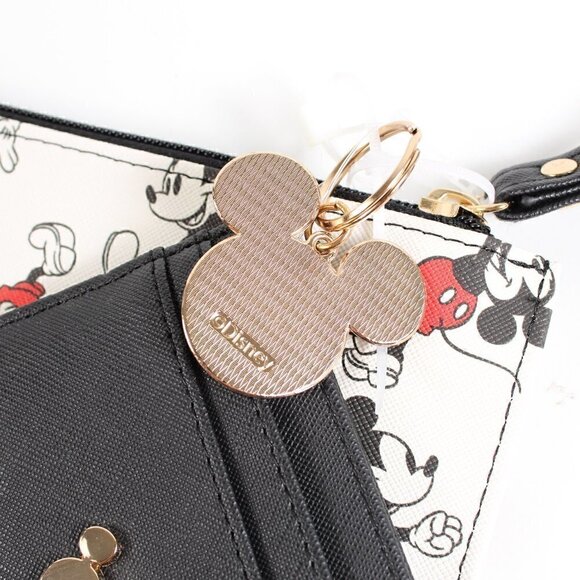 Disney Mickey Mouse Wristlet, ID Wallet, Keychain Set - Picture 4 of 10